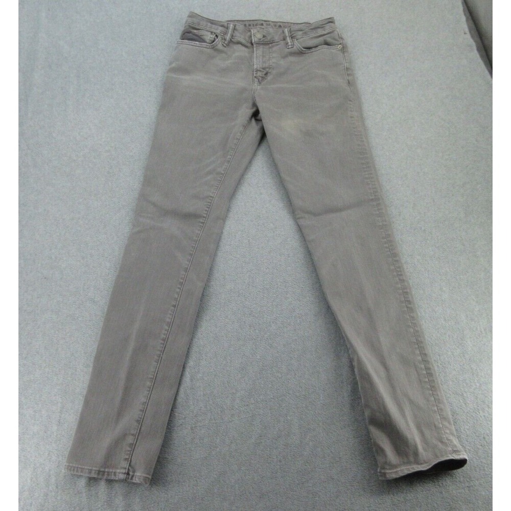 American Eagle Mens Jeans Slim Gray Stretch Denim Pants 30x34